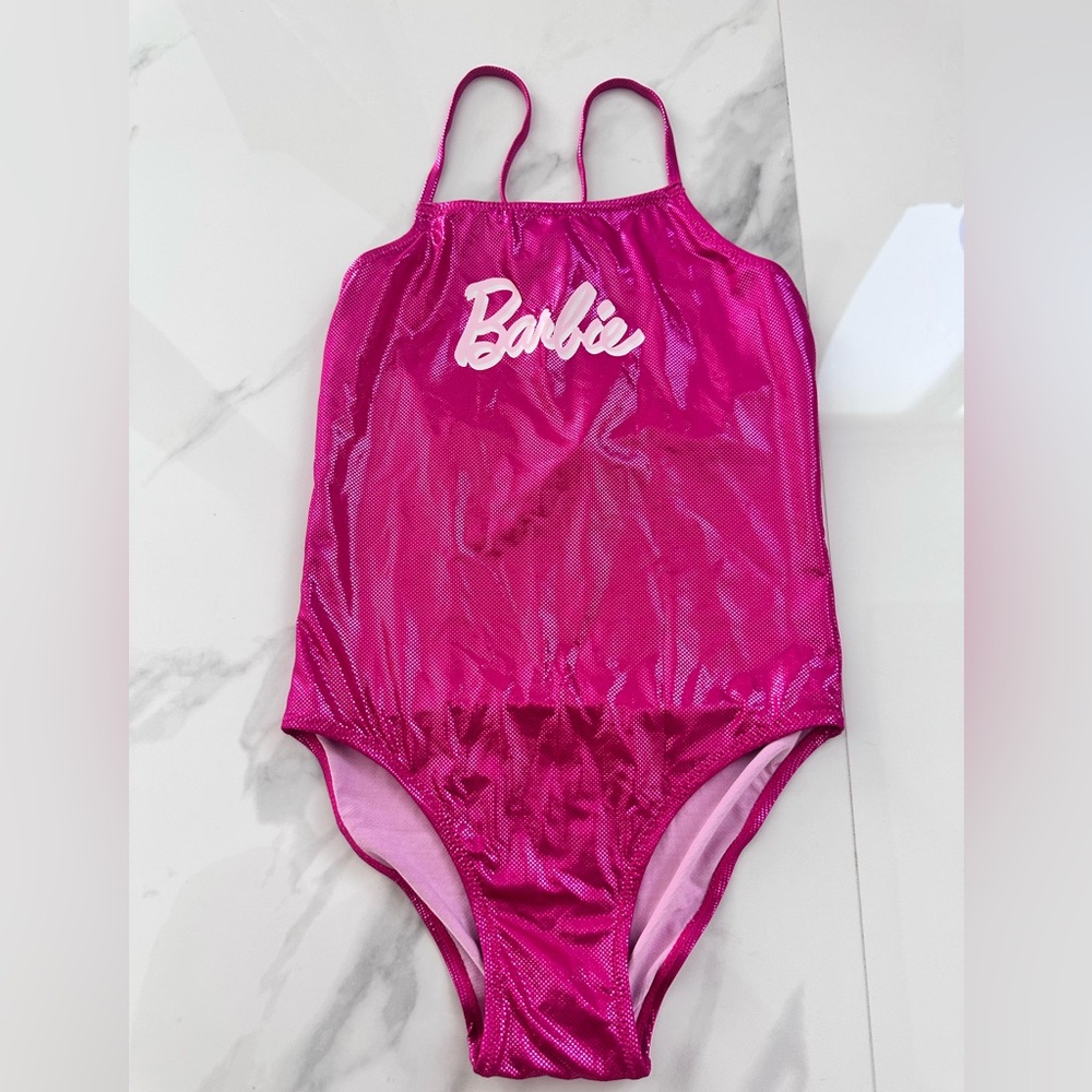 👙ZARA X BARBIE ONE PIECE SWIMSUIT X GIRL SIZE 11-12 NWOT